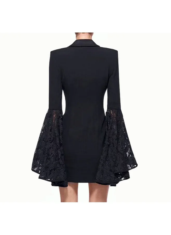 Madam Uniq New Women's Black Stylish Blazer Jacket
