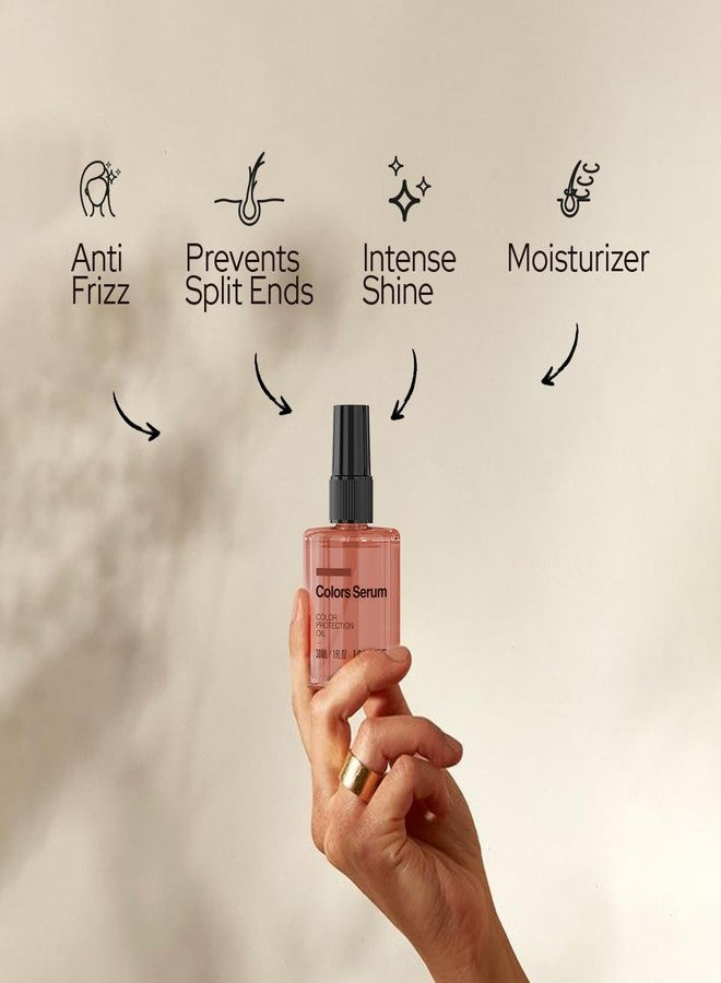 إيمدج صورة - سيروم للشعر - للشعر المعالج - يعزز اللمعان، ويقلل من التجعد، ويحمي - تركيبة خفيفة وغير دهنية - 1.0 أونصة سائلة (1 أونصة سائلة (عبوة واحدة)، سيروم ملون) - Image 2