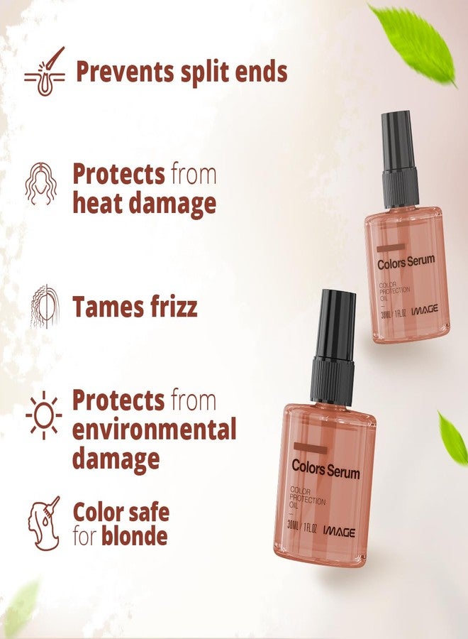 إيمدج صورة - سيروم للشعر - للشعر المعالج - يعزز اللمعان، ويقلل من التجعد، ويحمي - تركيبة خفيفة وغير دهنية - 1.0 أونصة سائلة (1 أونصة سائلة (عبوة واحدة)، سيروم ملون) - Image 3