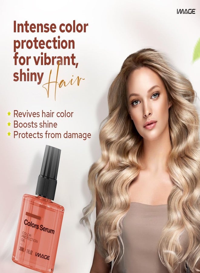 إيمدج صورة - سيروم للشعر - للشعر المعالج - يعزز اللمعان، ويقلل من التجعد، ويحمي - تركيبة خفيفة وغير دهنية - 1.0 أونصة سائلة (1 أونصة سائلة (عبوة واحدة)، سيروم ملون) - Image 5
