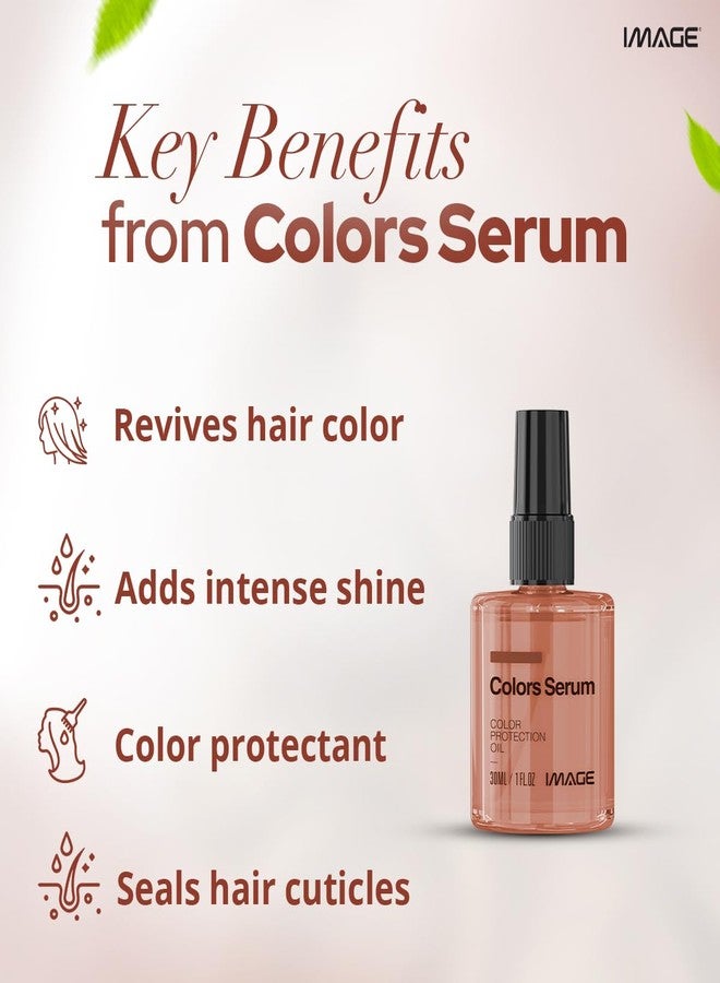إيمدج صورة - سيروم للشعر - للشعر المعالج - يعزز اللمعان، ويقلل من التجعد، ويحمي - تركيبة خفيفة وغير دهنية - 1.0 أونصة سائلة (1 أونصة سائلة (عبوة واحدة)، سيروم ملون) - Image 4