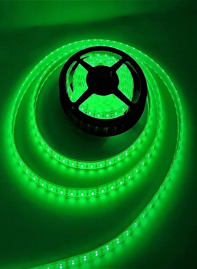 ascension 5 Meter Waterproof 50-50 LED Strip Light Ceiling Adhesive Strip Light Driver Included (Green) - Image 1