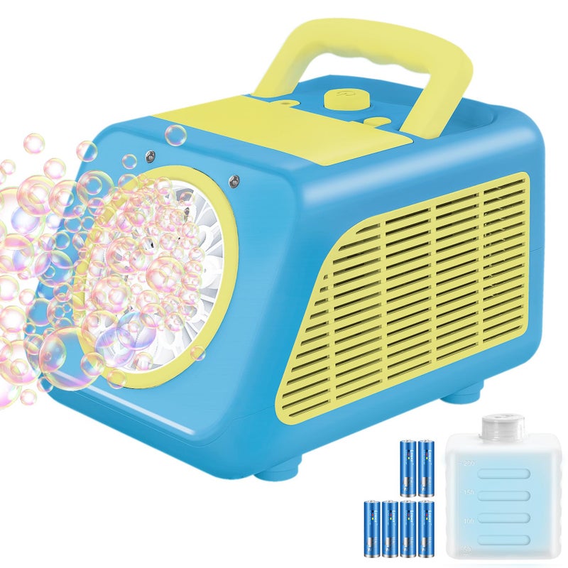 Kizmore Bubble Machine Automatic Blower for Kids Bubble Marker for Parties Battery Operated Bubble Machine for Toddlers 20000 Bubbles Per Min with 2 Speed Levels Outdoor Toys for Birthday Wedding - Image 3