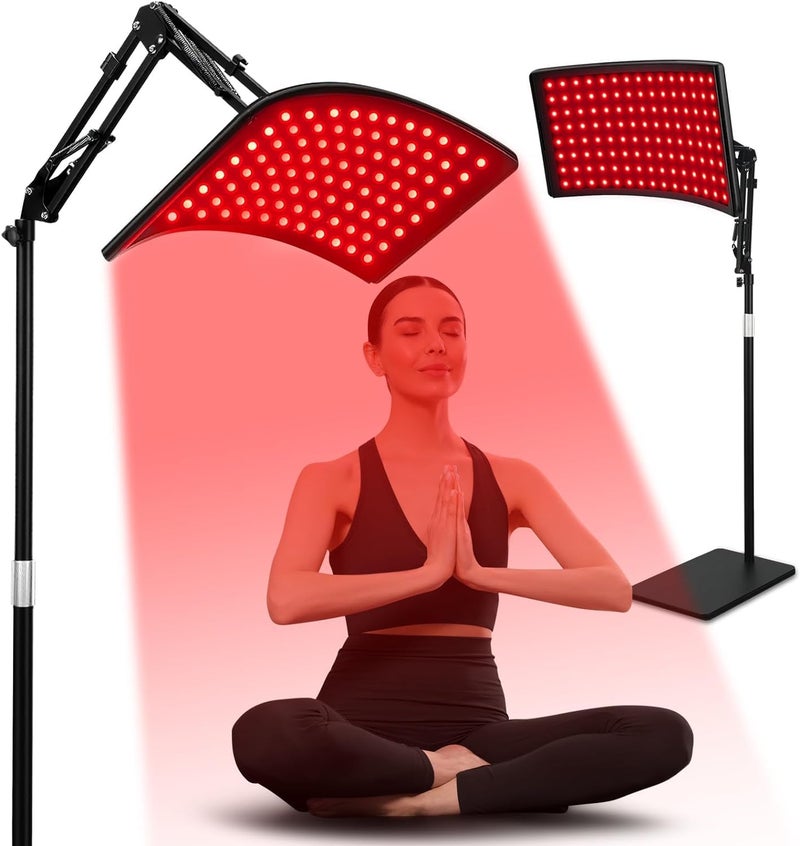 Viconor Red Light Therapy for Face and Body Red Infrared Light Therapy Lamp with Stand Led 660nm Red LightTherapy 850nm Infrared Light Device for Body
