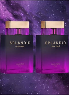 2 Pieces Splandid Rose Oud Paris Perfume 100ml EDP