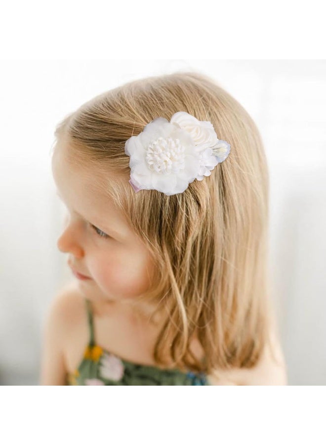 BFNAAgirl Flower Hair Clip BFNAAgirl Baby Girl Hair Bows Hair Accessories Alligator Clips for Infants Toddlers Gift (one size, flower8265) - Image 5