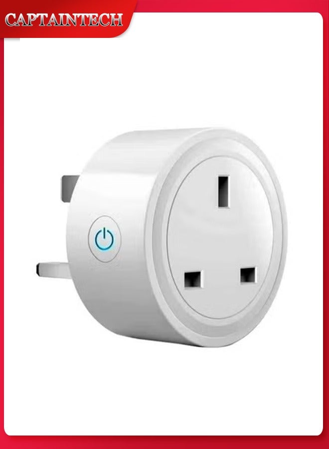 Captaintech Smart WiFi Plug (White, 2.17x2.05) - Image 1