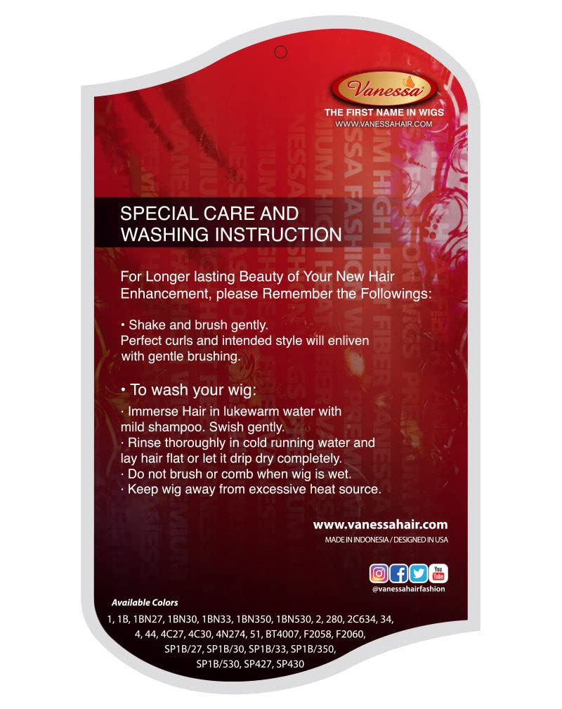 Vanessa Synthetic Hair Wig Jinny (SP430) - Image 3