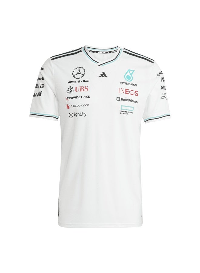 adidas مير در جيسيو ام وايت موتورسبورت جيرسي للرجال XS  - Image 1