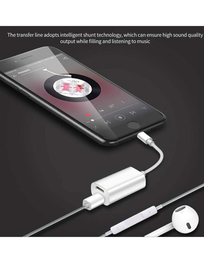 ELTRAZONE Headphone Adapter Lightning to Audio Jack and Charger Extender Earphone Charging Splitter for iPhone 11 12Mini pro max XS XR X SE2 7 8Plus for ipad Air Cable Converter  - Image 5