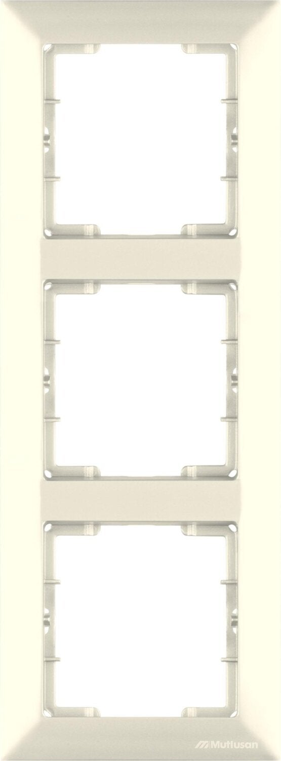 Candela Cream 3-Piece Vertical Frame