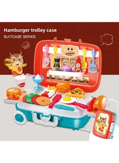 Generic Children Play Doctor Toy Set Play House Simulation Storage Luggage Kitchen Girl Birthday Gift-Color:Dessert Box  - Image 4
