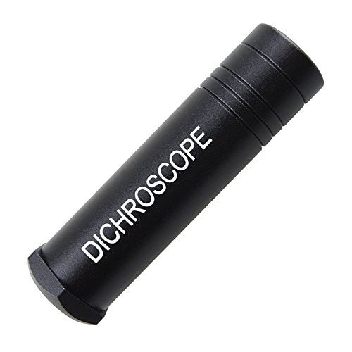 GAIN EXPRESS Handheld Heavy Duty Calcite Dichroscope, Trichoic Gem & Gemstones Gemological Testing, Jeweler Tool Metal Body Gemology 15mm Diameter Gemologist - Image 1