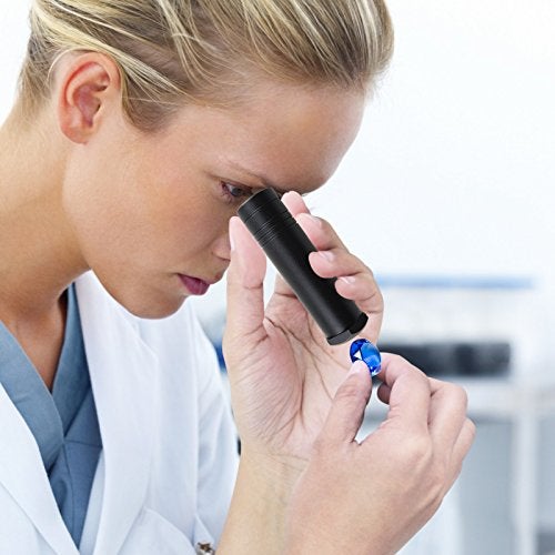GAIN EXPRESS Handheld Heavy Duty Calcite Dichroscope, Trichoic Gem & Gemstones Gemological Testing, Jeweler Tool Metal Body Gemology 15mm Diameter Gemologist - Image 2