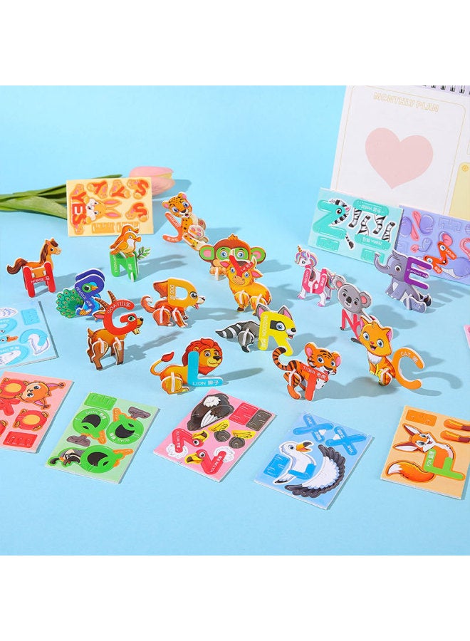 3D Fun Military Three-Dimensional Puzzle Kindergarten Early Education Hand-Assembled Card Children's Creative DIY Toys