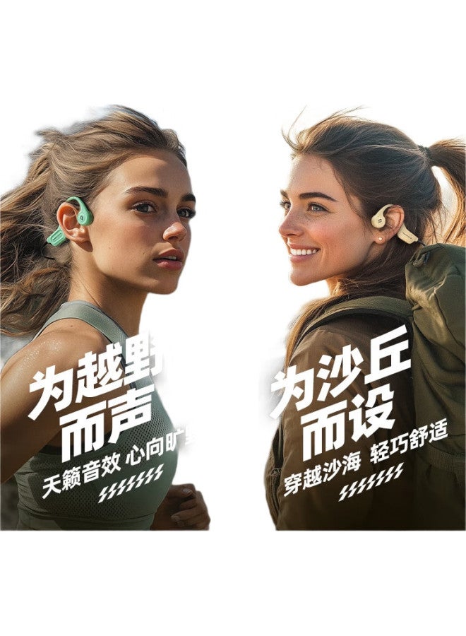 SHEYIN (Sheyin) Waterproof Sweatproof Bone Conduction X15 Wireless Bluetooth Non-In-Ear Hanging Ear Open Professional Sports Running Cycling Outdoor Long Standby Headphones - Image 1