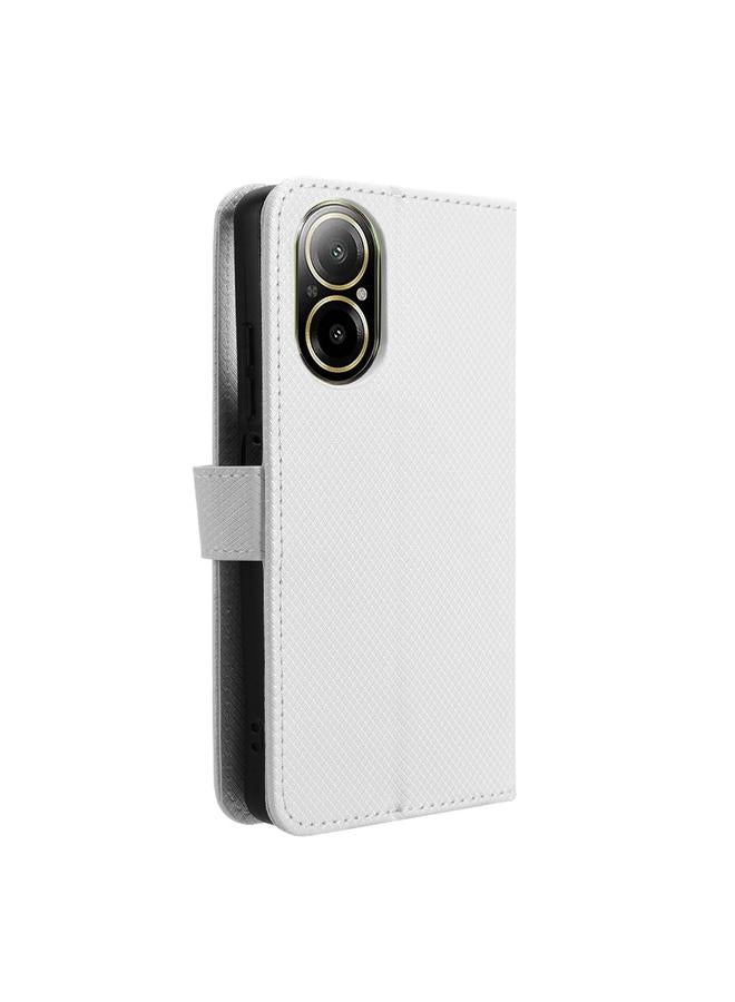 اس-توب جراب هاتف Realme C67 4G مصنوع من الجلد بنسيج ماسي - Image 3