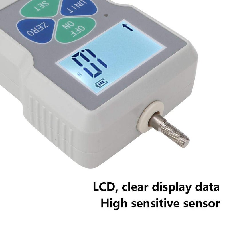 klarako Digital Force Gauge Push,SF-100N Portable High Precision Digital Force Gauge Push and Pull Tester Dynamometer Force Gauge with Large LCD Display for Lab Force Test Destructive (US Plug) - Image 3