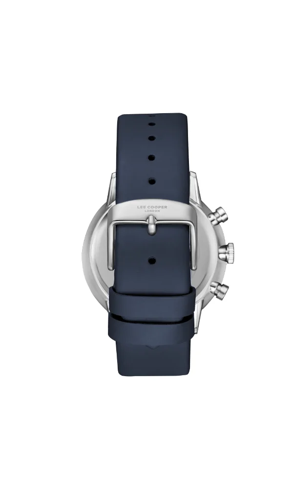 Lee Cooper LEE COOPER LC08043.399 Men's Multi Function Display Watch & Leather Strap Dark Blue