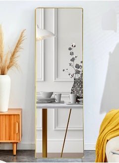 watheer Full Body Length Dressing Wall Mounted Decorative Floor Standing Mirror 50X160 Cm  - Image 1