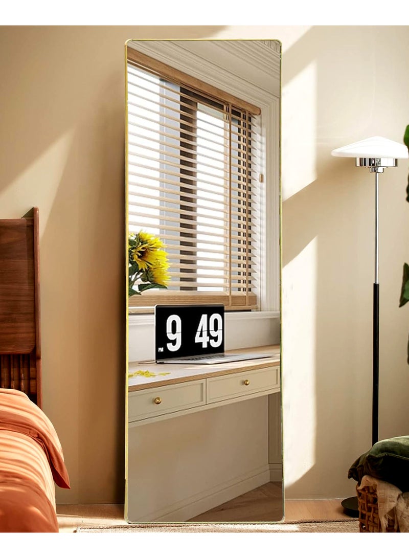 وثير مرايا مثبتة على الحائط للديكور على الأرض بطول طويلة مقاس 50x160 سم - Image 3