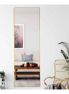 watheer Full Body Length Dressing Wall Mounted Decorative Floor Standing Mirror 50X160 Cm  - Image 4