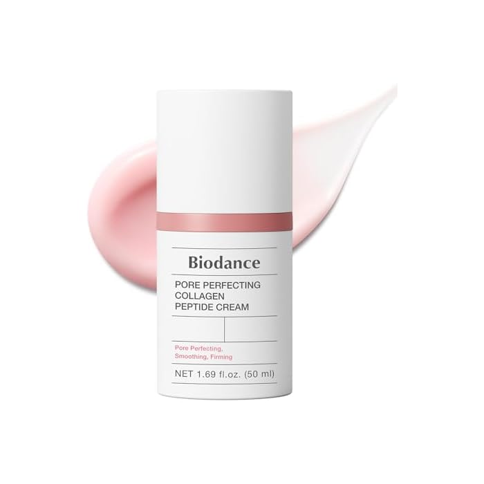 BIODANCE Pore Perfecting Collagen Peptide Cream, Hydrating, Plumping, Pore Care, Firming Facial Moisturizer, Korean Skin Care, Self Care Gifts for Women | 1.69 fl. oz.