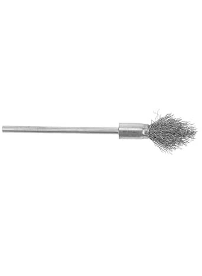 Extended Handle Steel Wire Wheel Brush 16x158mm For Rust Removal Industrial Cleaning - Image 1