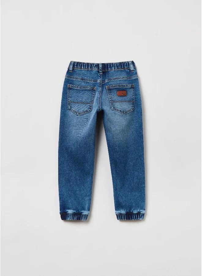 او في اس OVS Denim Joggers With Pockets
