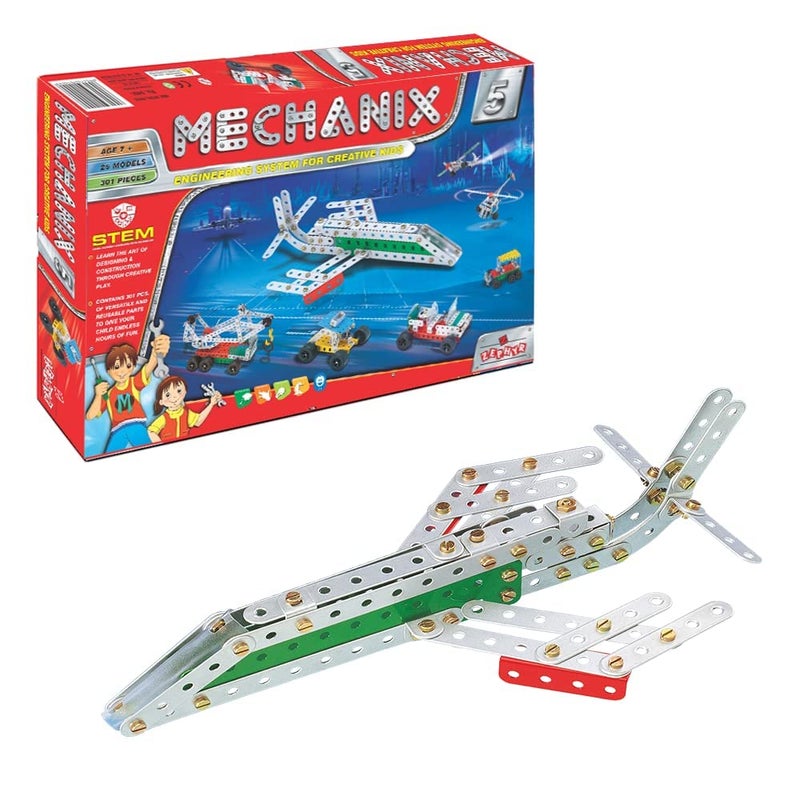 Mechanix-5 STEAM Educational Toy, Building and Construction Set for Boys and Girls Age 7+ Years - Image 5