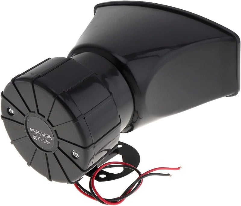 DriSentri 7 Sounds Loud Car Warning Alarm Police Fire Siren Horn Speaker with Remote Controller 12V 100W, Siren for Car - Image 5