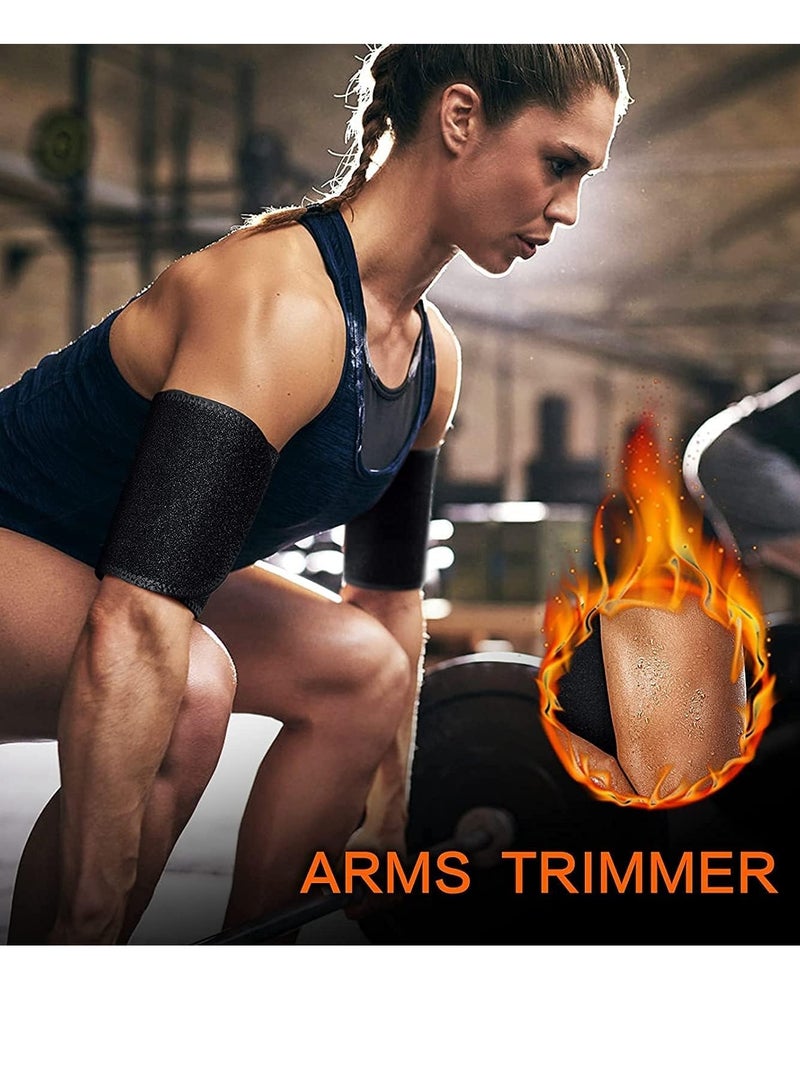 Bukela Arm Trimmer for Women & Men Sweat Arm Shaper Bands,Sauna Arm Shaper Wraps,Reduce Cellulite and Improve Sweating,Wraps Arm Trainer for Sports Workout(2 Pack) - Image 3