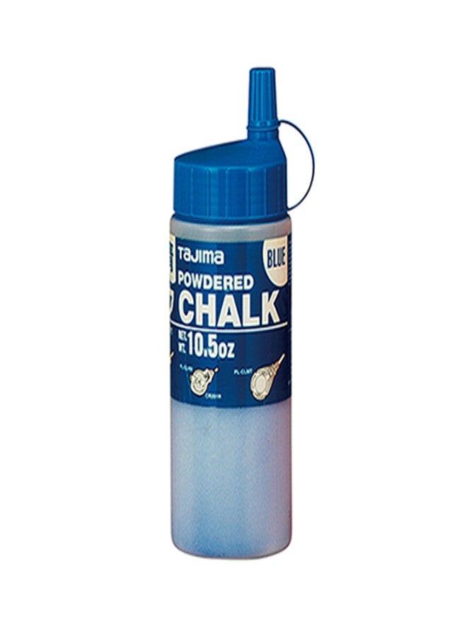 TAJIMA Micro Chalk - Blue 10.5 oz (300g) Ultra-Fine Snap-Line Chalk with Durable Bottle & Easy-Fill Nozzle - PLC2-B300 - Image 1