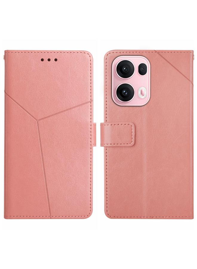 S-TOP Case For OPPO Reno13 Pro Global Y-shaped Pattern Flip Leather Phone Case - Image 1