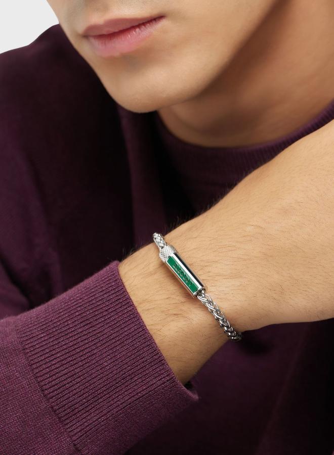 LACOSTE Spelt Collection Chain Bracelet For Men In Stainless Steel - 2040337 - Image 2