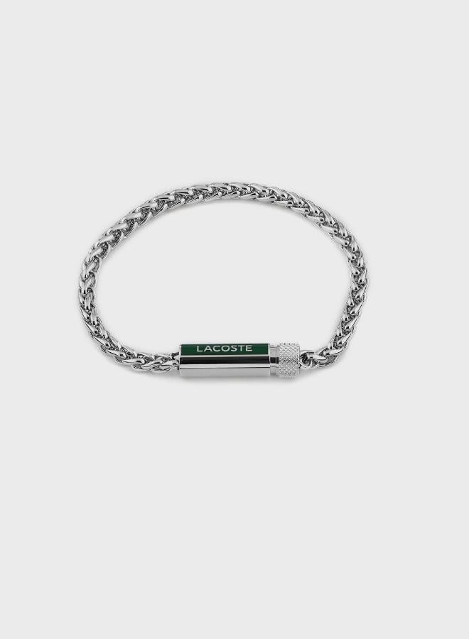 LACOSTE Spelt Collection Chain Bracelet For Men In Stainless Steel - 2040337 - Image 1