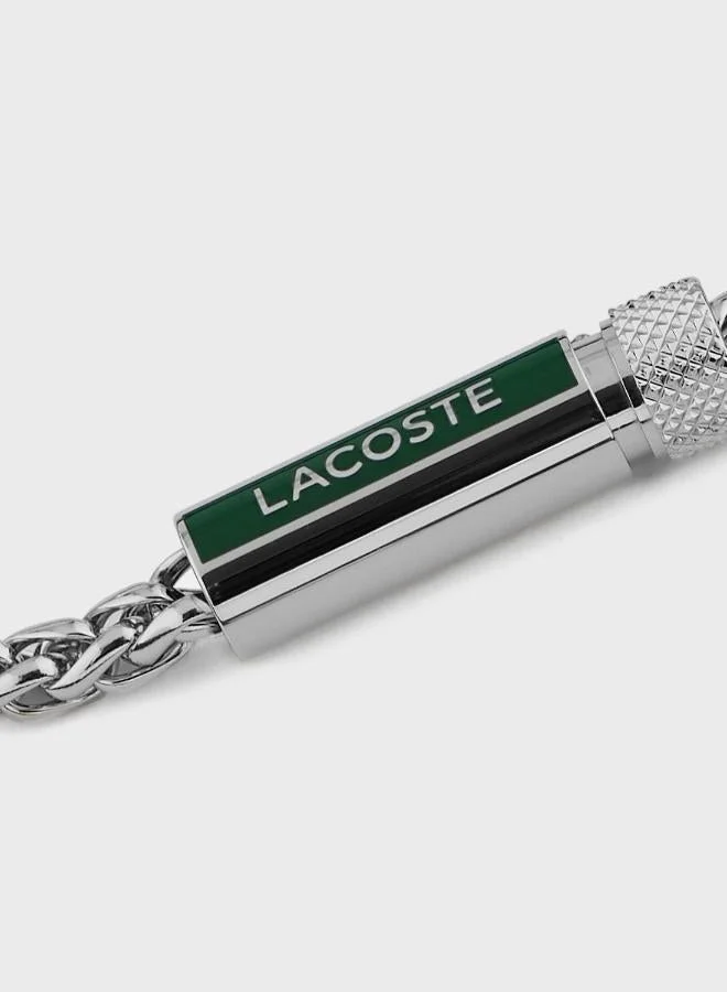 Lacoste  Spelt Collection Chain Bracelet For Men In Stainless Steel - 2040337 for Men | Best Price UAE