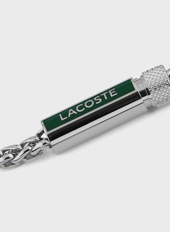 LACOSTE Spelt Collection Chain Bracelet For Men In Stainless Steel - 2040337 - Image 3