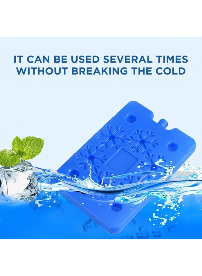 6 Ice Pack, Reusable and Long Lasting, Slim and Lightweight Can Be Placed in Lunch Box, BPA Free, for Freezer Lunch Ice Pack, Work, Outdoor, Camping Cool Bags - Image 4