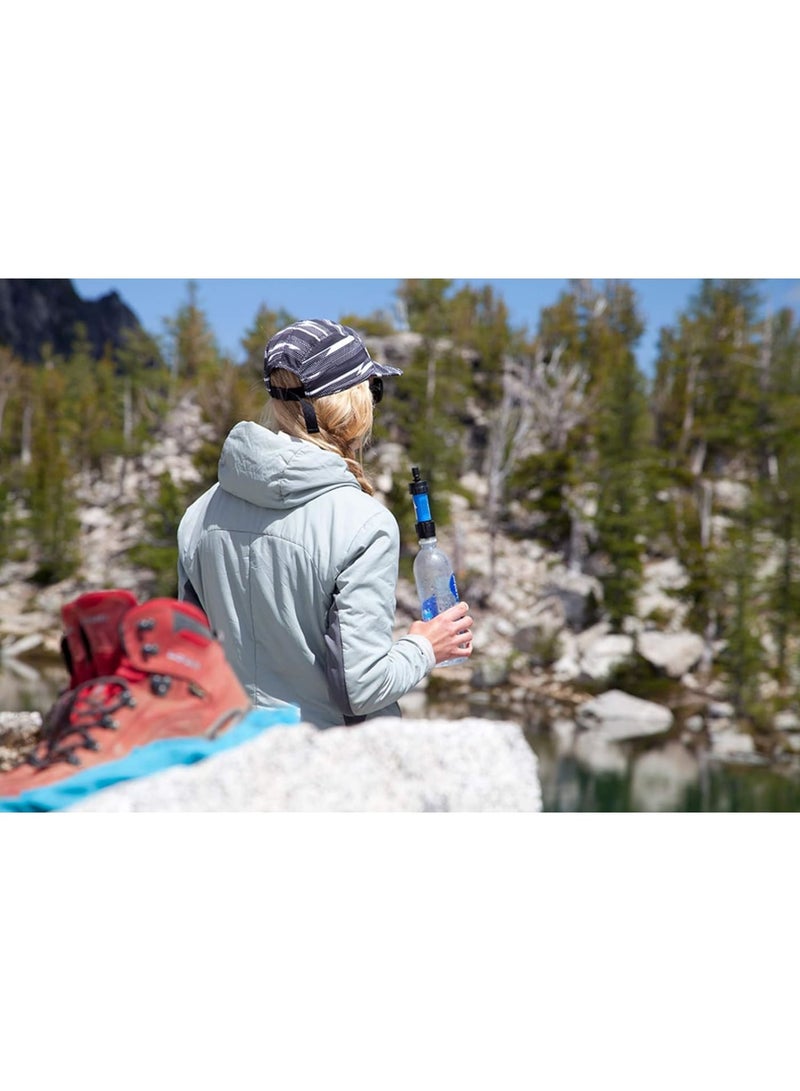 SYOSI Mini Water Filter MINI Water Filtration System Portable Emergency Water Filtration System Hiking Camping Straw Survival Gear Emergency Preparedness  - Image 2