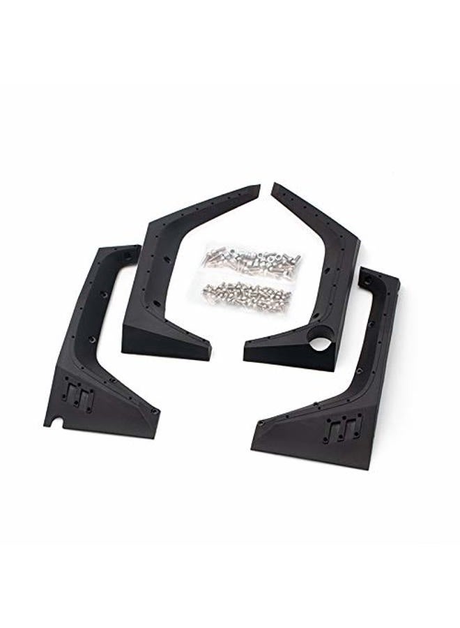 KYX Racing DIY Nylon Fender Flares for 1/10 Rc Crawler Car Jeep Wrangle Body Axial SCX10 II - Image 1