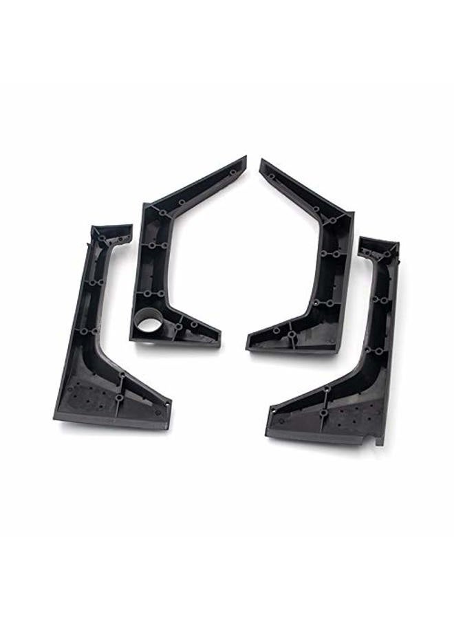KYX Racing DIY Nylon Fender Flares for 1/10 Rc Crawler Car Jeep Wrangle Body Axial SCX10 II - Image 2
