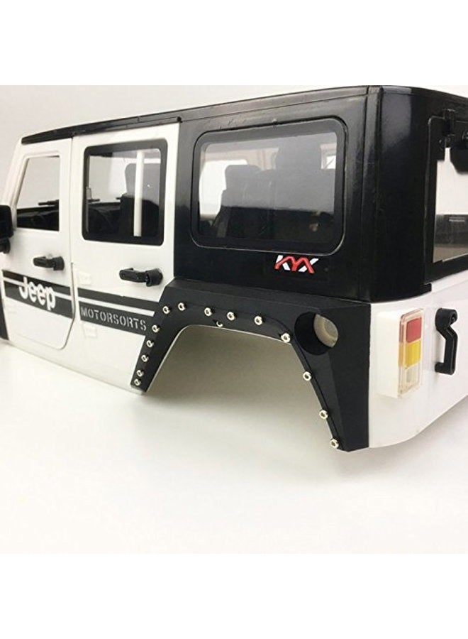 KYX Racing DIY Nylon Fender Flares for 1/10 Rc Crawler Car Jeep Wrangle Body Axial SCX10 II - Image 4
