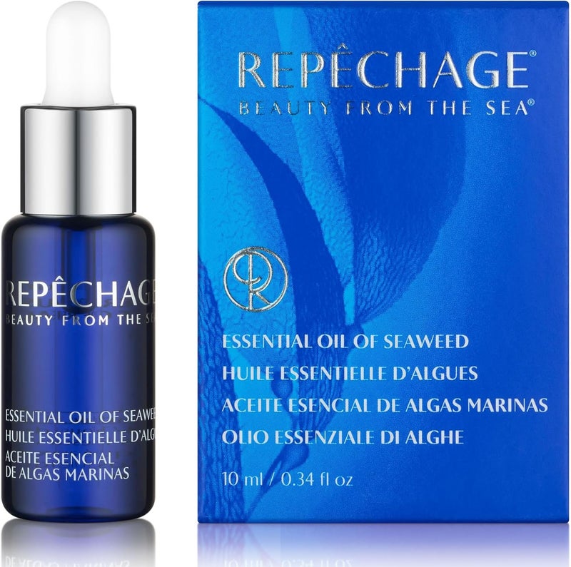 Repêchage Essential Oil of Seaweed with Vitamin E - Moisturizing Beauty Oil for Face, Lips, Eye Contour, and Nail Cuticles - 10ml