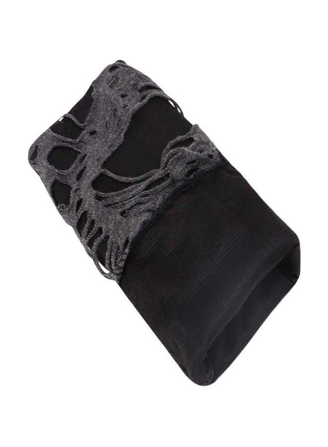 RUIXIA Unisex Halloween Costume Vintage Ripped Rags Fingerless Gloves Witch Devil Wizard Role-Play Performance Props Fancy Dress - Image 5