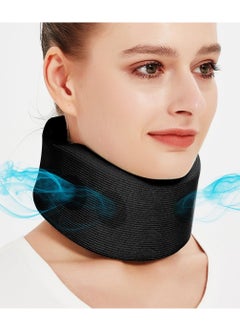 KASTWAVE Soft Neck Brace Universal Cervical Collar, Neck Brace for Sleeping Foam Wraps Keep Vertebrae Stable for Relief of Cervical Spine Pressure A-L 2pcs (Neck Circumference 14"-16.9", High 3.3")  - Image 1