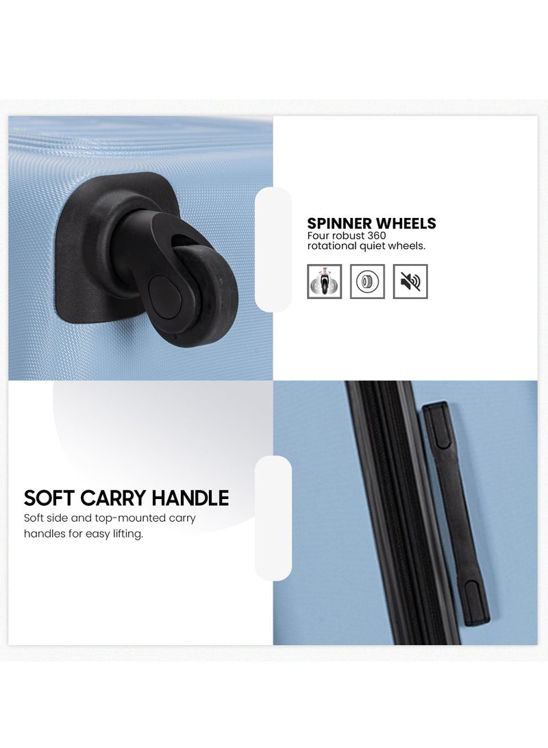 Stargold Suitcase Set of 3 PCS ABS Hardside Travel Luggage Bag - Image 4