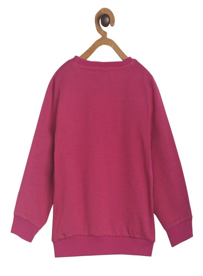 miniklub Baby Round Neck Full Sleeve Knitted Cotton Maroon Color Sweat Shirt (3-6M) - Image 2