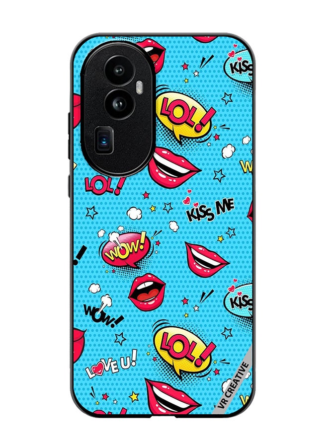 VR CREATIVE Protective Case Cover For Oppo Reno 10 Pro Plus Pop Art Design Multicolour - Image 1