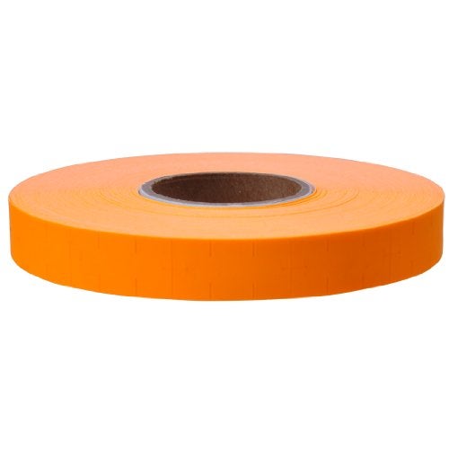 MONARCH Fluorescent Orange Labels to fit Monarch 1110 Pricers. 16 Rolls with 1 Free Ink Roller. - Image 3